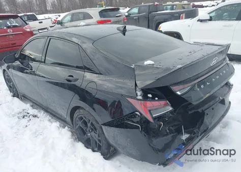 2024 Hyundai Elantra N Line из США, поврежденный, VIN KMHLR4DF1RU812434